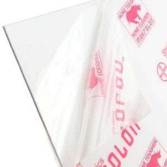(2-Pack) - Polycarbonate Clear Plastic Sheets - 0.020" x 24" x 48"