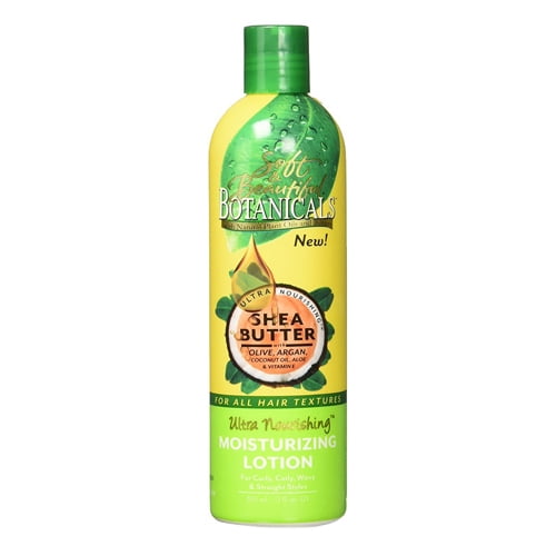 Soft and Beautiful Botanicals Shea Butter Moisturizing Hair Lotion, 12