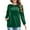 Army Green, variant on JYLFC Women Casual Long Sleeve Shirts with Pockets Crew Neck Sweatshirt with Pockets Loose Soft Lightweight Tunic Tops Black XL