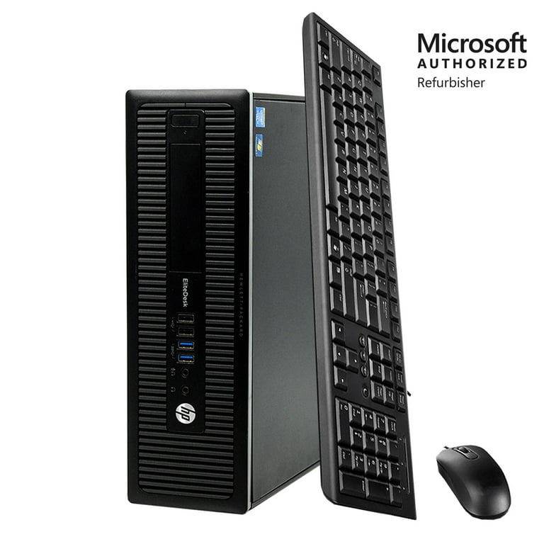 Fast Hp ProDesk 600-G1 Desktop Computer Intel Gen4 (3.6Ghz) 8GB 1TB Windows  10 WiFi USB 3.0 (Used)