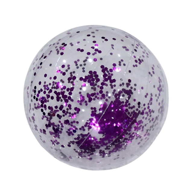 Pelota de playa inflable, juguete acuático, pelota inflable para suministros de fiesta de cumpleaños 60cm violeta