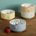 thumbnail image 6 of Peanuts Snoopy Bonbon Bites Decorated Stoneware Ceramic Stackable 4 Piece 5.5" Tableware Bowls, Mixed Colors, 6 of 13