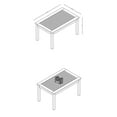 thumbnail image 2 of Alaterre Furniture Okemo Weather-Resistant Acacia Wood Outdoor 4pc Patio Furniture With A 2 Seater Couch, Two Dining Chairs And A Rectangular Side Table, Natural Wood with Cushions, 2 of 5