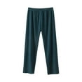 thumbnail image 2 of YHAJDS Women Fall Winter Sleepwear,Sleeping Pants Women Soft,Solid Color Casual Thickened Warm Sleep Pants,Loose,Elastic Waistband,Home Wear For Winter And Fall, 2 of 3