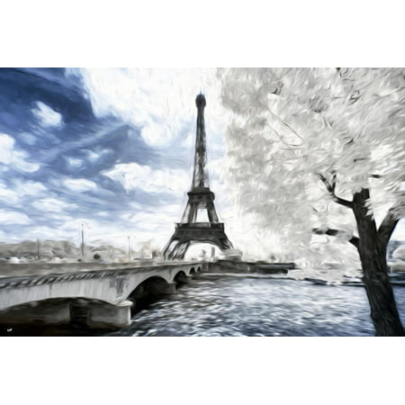 Romantic Paris - In the Style of Oil Painting Print Wall Art By Philippe