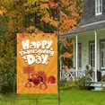 thumbnail image 6 of Seasonal Garden Flags Thanksgiving 28X40 Inch Double Sided Linen Decor for Thanksgiving, Fall Garden Flags for Outside, Holiday Yard Outdoor Decoration - Turkey02, 6 of 6