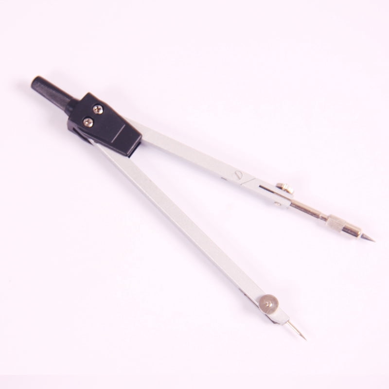 2 pcs Professional Drawing Compass and Ruler Set, Industrial Drafting Geometry Tool Kit, Precision Drafting Instruments for Student Exam and Technical Drawing Use