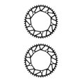 thumbnail image 2 of Youkk Alloy Crank set - Durable Precise Fit Smooth Operation - Guaranteed Compatibility Bicycles Crank 48T  black 2Set, 2 of 6