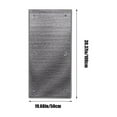 thumbnail image 3 of Aluminum Foil Window Film 39.4"x23.6" - Heat Reflective Insulation Sheet for Sunroom, Car Windshield & Home Windows (Silver, 6 Suction Cups), 3 of 7