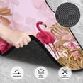 thumbnail image 3 of Yiaed Flamingos In The Tropical Forest Print Carpet Floor Mats for Cars, Auto Accessories Front & Rear Car Floor Mats Car Floor Foot Mat Sets of 4 Pieces, 3 of 7