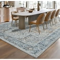 thumbnail image 3 of TWINNIS Vintage Rugs Area Rugs Non-Slip Rugs for Living Room,4'x6',Blue, 3 of 7