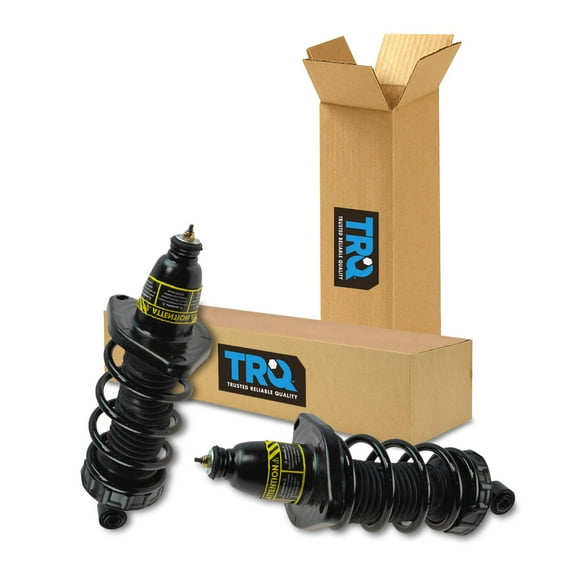 TRQ Rear Strut & Coil Spring Assembly Set Driver & Passenger Sides Fits Select 06-14 Honda Ridgeline