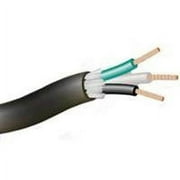 Coleman 55044801 SJEOOW Power Supply Cord, 104/30, 20 A, 10 AWG Bare Copper, 250 ft L, Seoprene/TPE/Rubber Black Jacket