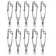 thumbnail image 1 of 10 conectores giratorios de acero inoxidable para línea de pesca con rodamiento giratorio., 1 of 7