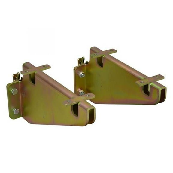 12 in. Fixed Shelf Track Brackets, Pack of 2