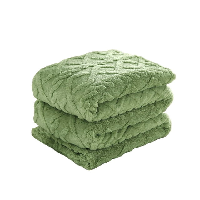 Bwiyojiz Home Decor Bedding 59x39" Blankets & Throws 59x39 in Soft Warm and Comfortable for Sofas Beds Offices Travel a Versatile Gift All Seasons, Gifts for Her, Green