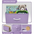 thumbnail image 4 of Sorbus Narrow 5-Drawer Dresser Nightstand, Purple, Steel Frame, Wood Top, 4 of 5