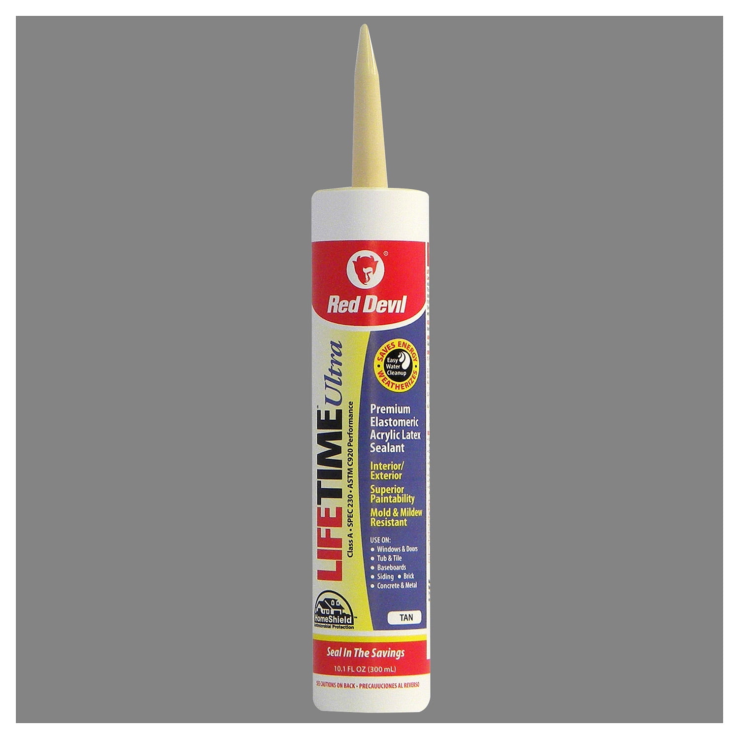 Red Devil 077010 230 Lifetime Ultra Premium Elastomeric Acrylic Latex