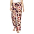 thumbnail image 1 of Balery rock music Skull record Pantalones de pijama para mujer, pijamas ultraligeros, pantalones de estar por casa-Medium, 1 of 6
