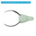 thumbnail image 4 of Unique Bargains 4.5'x2.6' PU Leather Embroidery Scissors Sheath Protective Cover, Light Green 2 Pack, 4 of 7