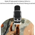 thumbnail image 4 of Square 2Pack PU Leather Squirrel Cruise Luggage Tag with Privacy Cover and Name ID Tag for Travel Handbags Backpacks Luggage Tags, 4 of 6