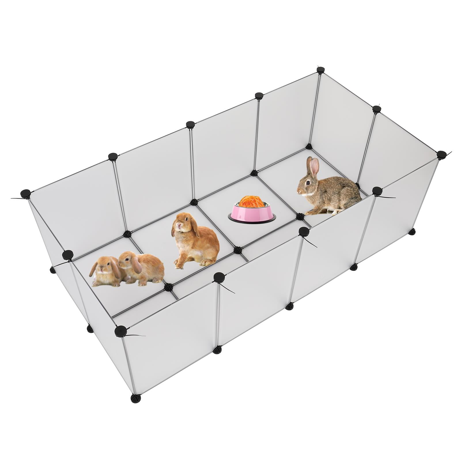 UBesGoo 12 Panel Pet Playpen, Small Animal Kennel and Fence for Indoor