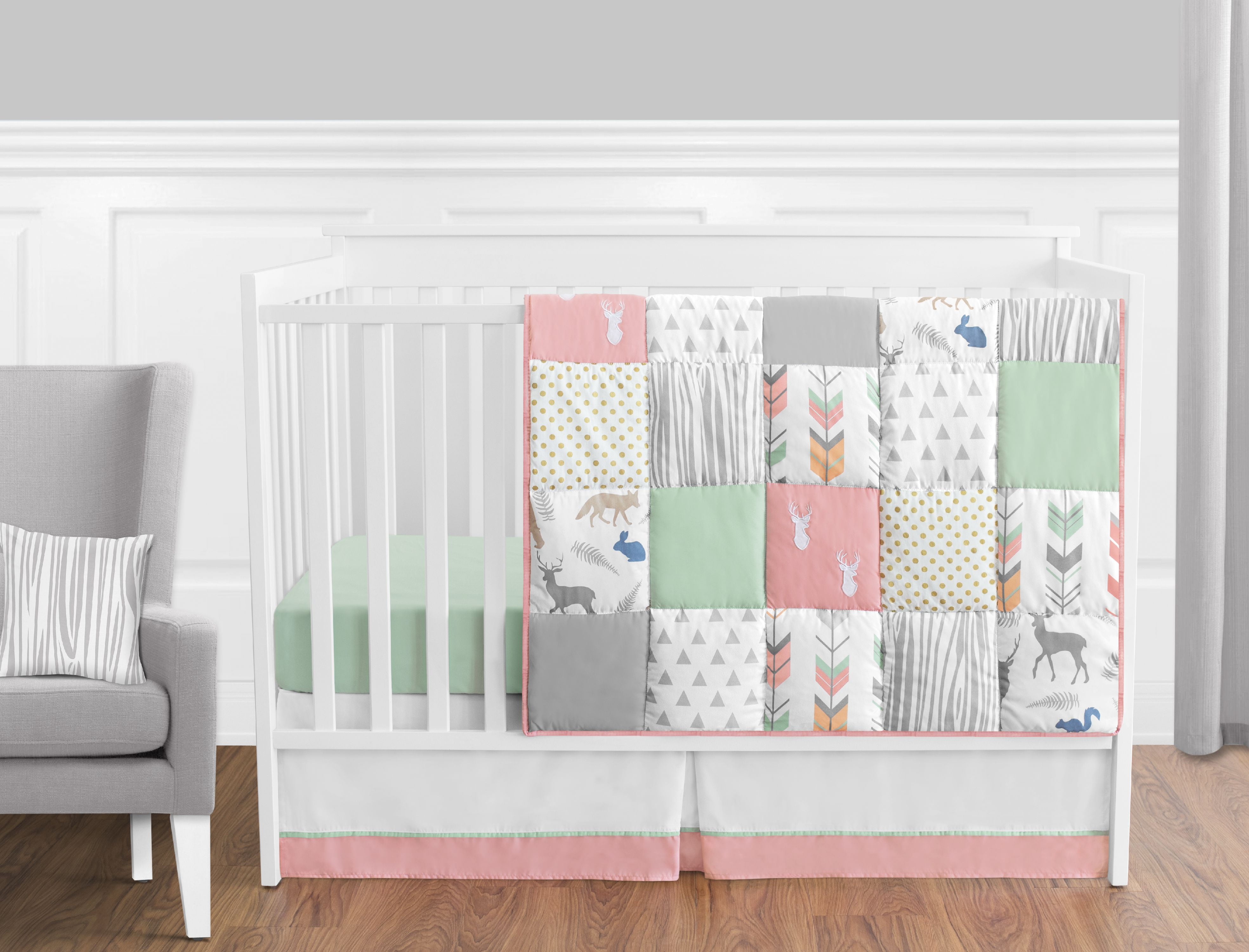 sweet jojo crib bedding