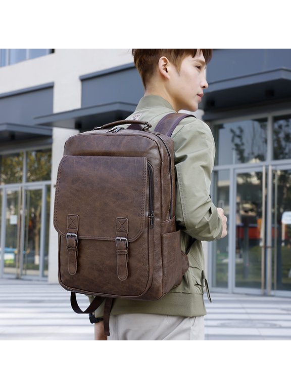Outdoor Waterproof Leisure Commuter Trendy Men's Backpack,Black 3961