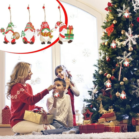 

Fjofpr Hot Christmas Tree Beautiful Little Pendants Holiday Party Decorations Gifts