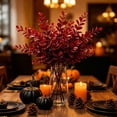 thumbnail image 6 of Artificial Eucalyptus Stems - Burgundy Foliage for Vase, Table, and Halloween Decor, 6 of 6