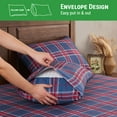 thumbnail image 5 of Gogreen 4PC Deep Pocket King Sheet Set Fit 14", Breathable Microfiber Super Soft King Size Sheet Set, Luxury Hotel Style Home Decor King Bed Sheet Set, Gift for Women, Men -, 5 of 12