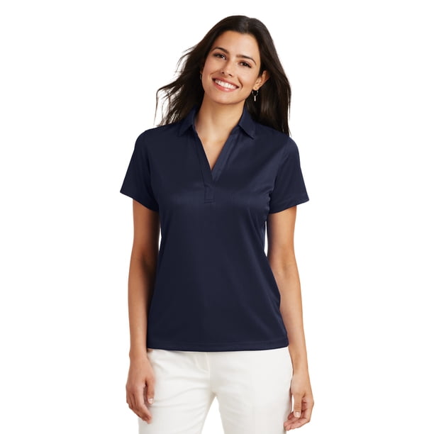 Port Authority® Ladies Performance Fine Jacquard Polo. L528 Autoridad Portuaria L528