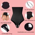 thumbnail image 6 of DODOING Women's Butt Lifting Panties Shapewear Thong High Waist Corset Shapewear Tummy Control Underwear Corset Bodysuit, 6 of 8