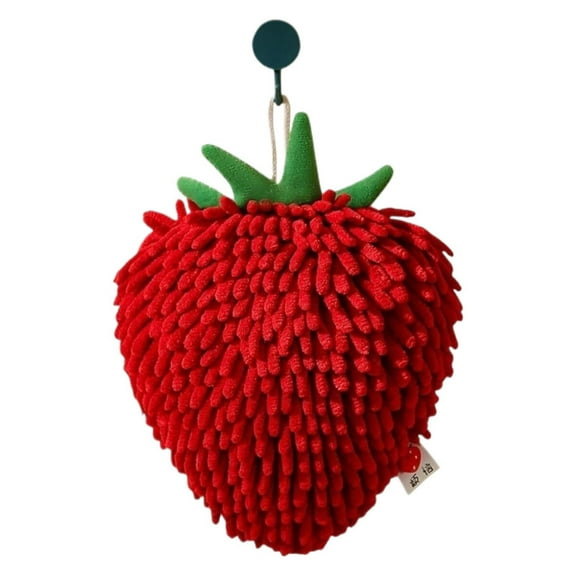 Ngheia Red Hand Towel, Fuzzy Hand Towels Hanging Bathroom Microfiber Towels High Absorbent to Dry Your Hand Instantly