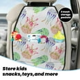 thumbnail image 4 of Gradient Jellyfish Mats Back Seat Protectors, Car Seat Protector Vehicle Organizers Waterproof Cover Back Seat Cover for Kids with 3 Storage Pockets 2 Pack, 4 of 5