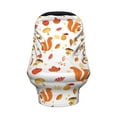 thumbnail image 2 of Haiem Squirrel InThe Forest3 Baby Nursing Cover & Nursing Poncho - Multi Use Cover for Baby Car Seat Canopy, Stroller Cover, 360°Full Privacy Breastfeeding Coverage, 2 of 9