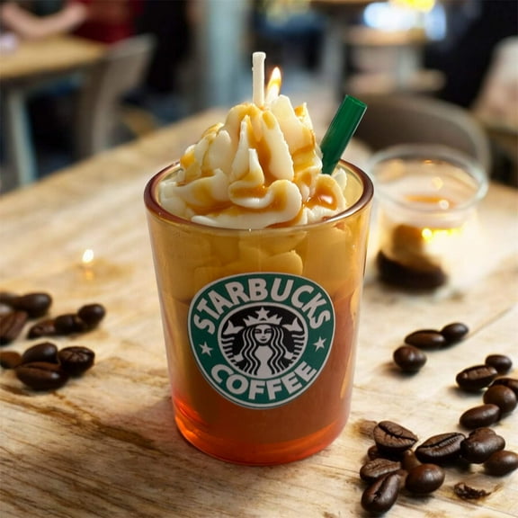 Starbucks Soy Wax Candle (Amber Jar)