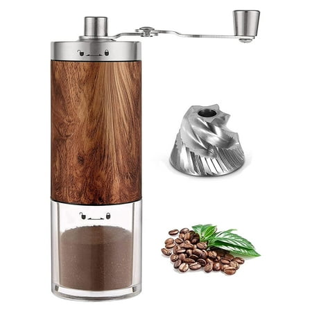 

Manual Coffee Grinder with Adjustable Settings Bean Burr Coffee Grinder for Drip Coffee Espresso French Pre
