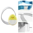 thumbnail image 2 of AUDeals Cookie Cutter Set 5 Pieces, Easter Bunny Stainless Steel Cookie Cutter Shapes, Egg Carrot Bunny Chick Bunny Face Holiday Themed Cutters for DIY Cake Baking Decoration, 2 of 4