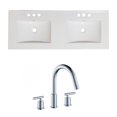 thumbnail image 1 of American Imaginations 59-in. W Ceramic Top Set White AI-15930, 1 of 1