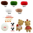 thumbnail image 3 of Unfinished  bear dinosaur Crochet Kit DIY Amigurumi Rabbit Crocheting kits Animal Gift Knitting Toy handmake kit, 3 of 7