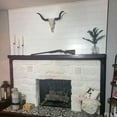 thumbnail image 5 of Zeckos Huge Wall Hanging Longhorn Cow Skull 27in Wide Resin Long Horn Steer Wall Decor for Home, 5 of 8