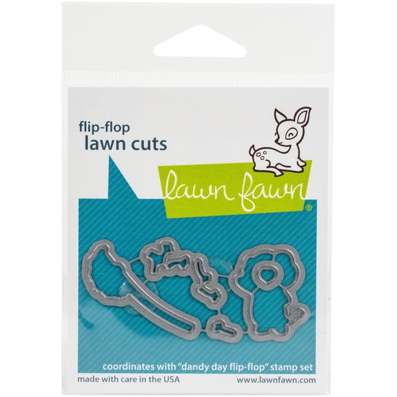 Lawn Fawn Lawn Cuts Die Dandy Day Flip Flop