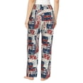 thumbnail image 2 of Bixox Women's Marine Sailing Patterned Pajama Pants Loungewear, 2 of 5