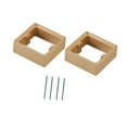 thumbnail image 4 of DOLITY 2 Pieces Single Socket Spacers Wall Plate Spacers for Kitchen Bedroom Office golden, 4 of 9