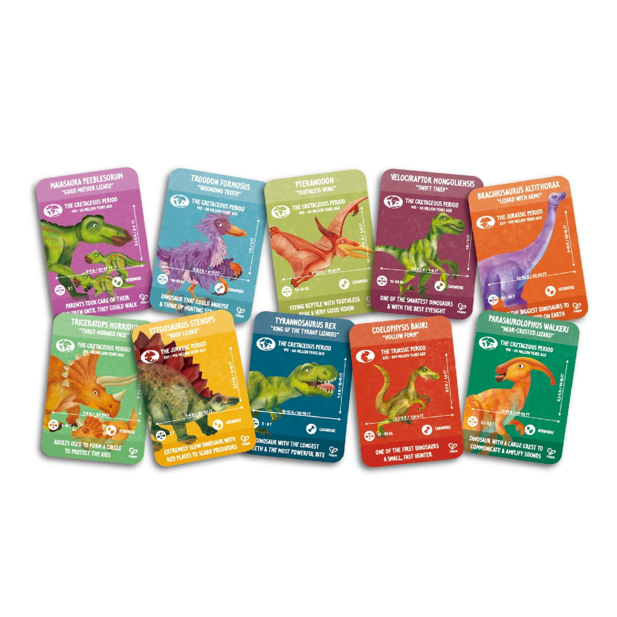 Hape Giant Glow-In-The Dark Dinosaur Jigsaw Puzzle, 200 Pieces