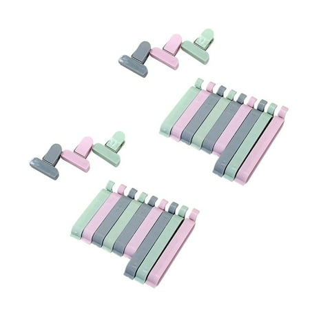

24 Pcs Sealing Chips Food Bag Storage Clips Colorful for and Tea Bags Sandwich Kitchen Clips Potato Chips Sturdy