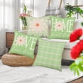 thumbnail image 5 of Green Spring Pillow Covers 20x20 Inch Set of 4 Farmhouse Spring Summer Decor Hello Sunshine White Daisy Floral Home Sweet Home Love Lives Here Pillows Decorative Throw Pillow Cases, 5 of 6