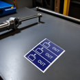 thumbnail image 1 of unbranded 12Ud De Advertencia Azul Para Equipos Con Etiqueta Resistente Para Uso Industrial, 1 of 8