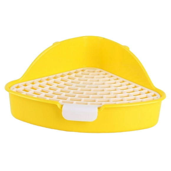 Caja de arena para conejos jinwen accesorios para jaula de entrenamiento para orinal Inodoro con bandeja de arena
